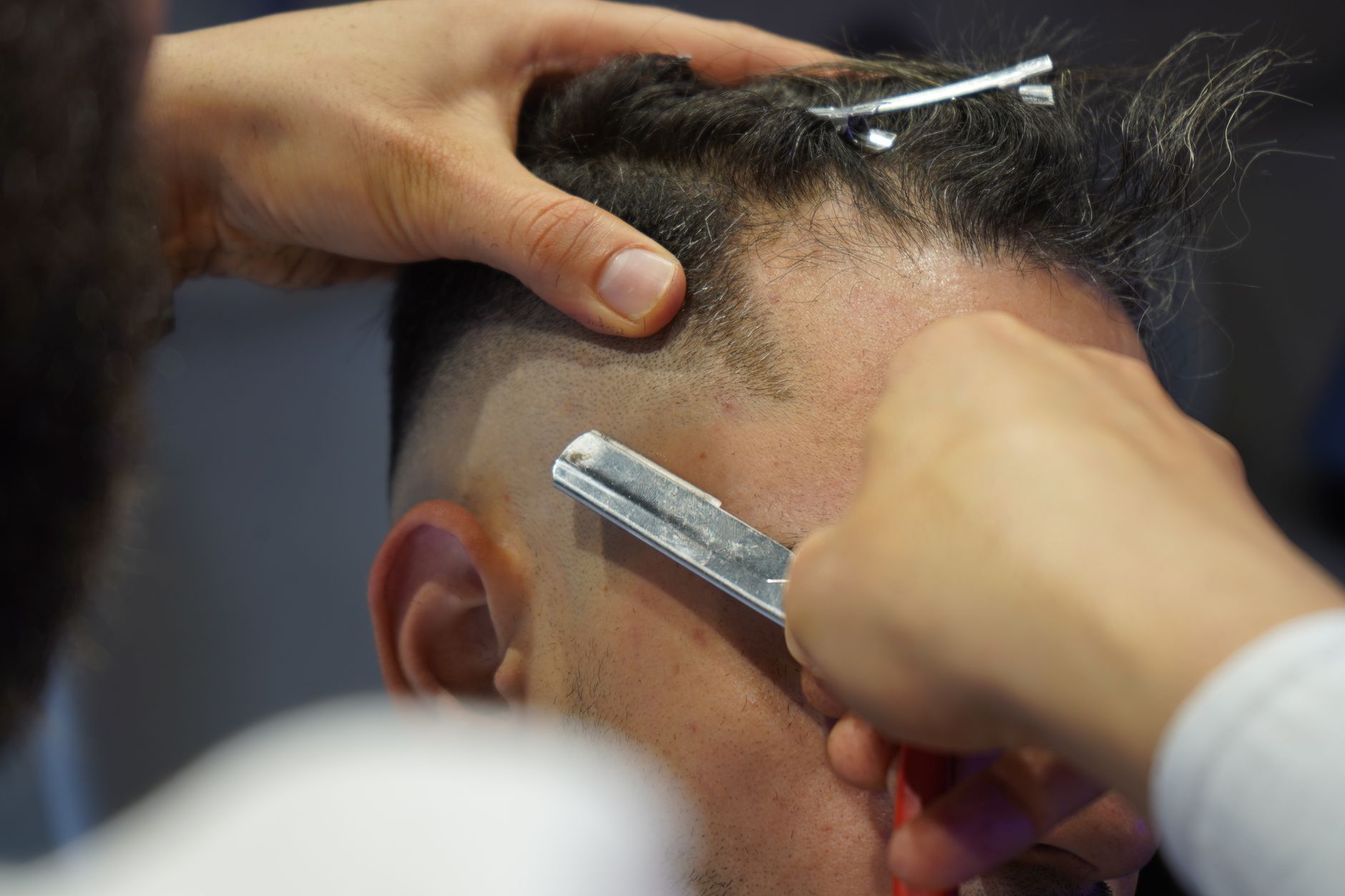 Corte fade en proceso — Urban Barber